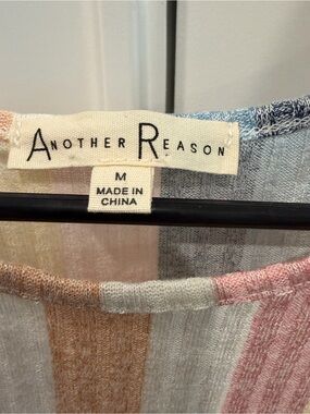Another Reason Women’s Striped Knit Top in Pastel Multi